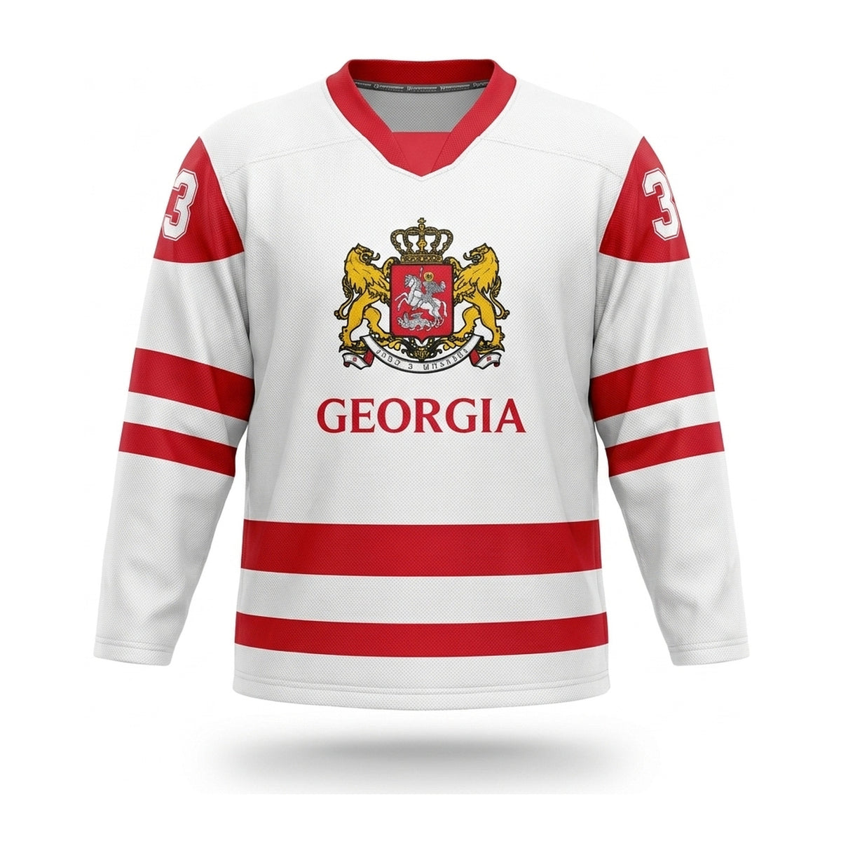 Georgia hockey jersey white