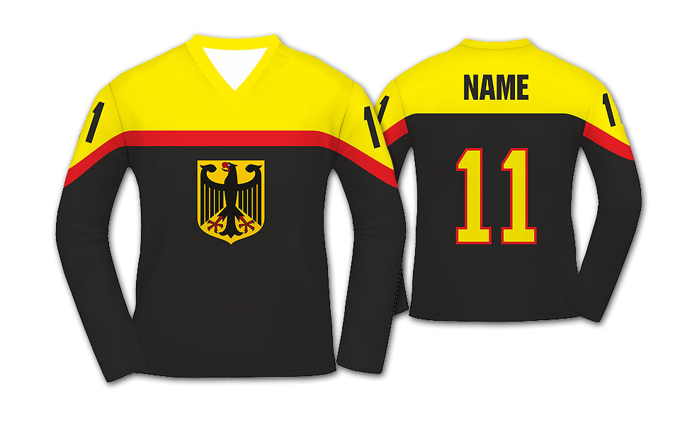 Germany hockey jersey black 2017