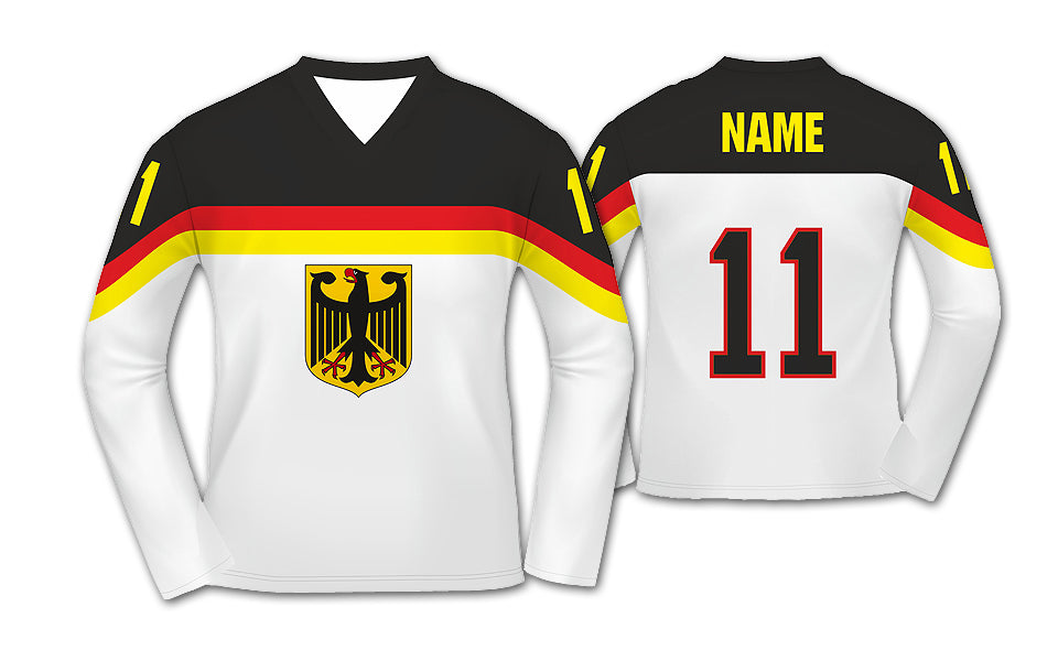 Germany hockey jersey white 2017