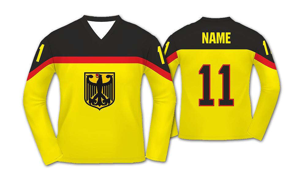 Germany hockey jersey yellow 2017