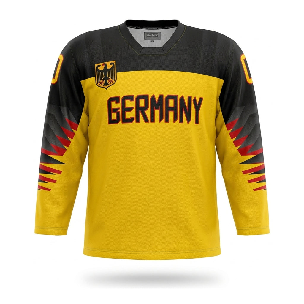 Germany hockey jersey yellow 2018