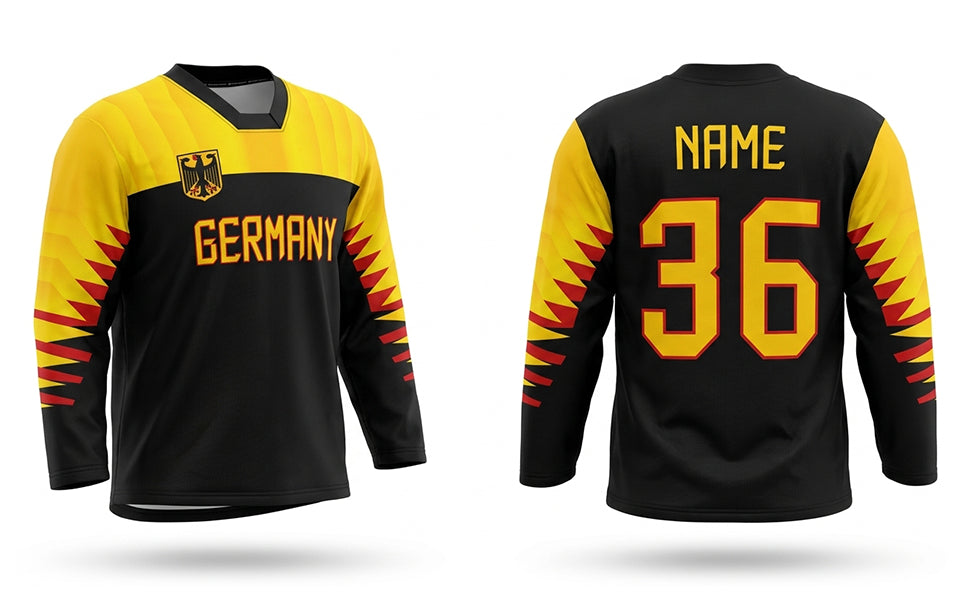 Germany hockey jersey black 2018