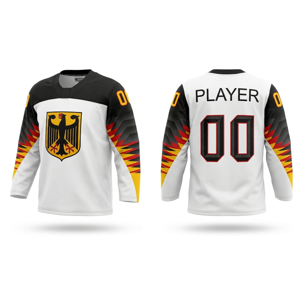 Germany hockey jersey white 2018