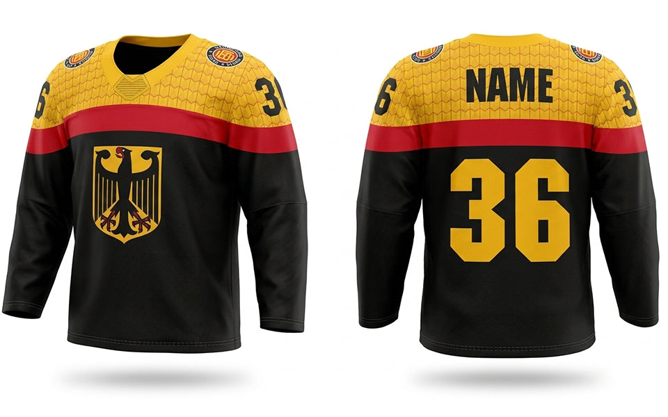 Germany hockey jersey black 2025