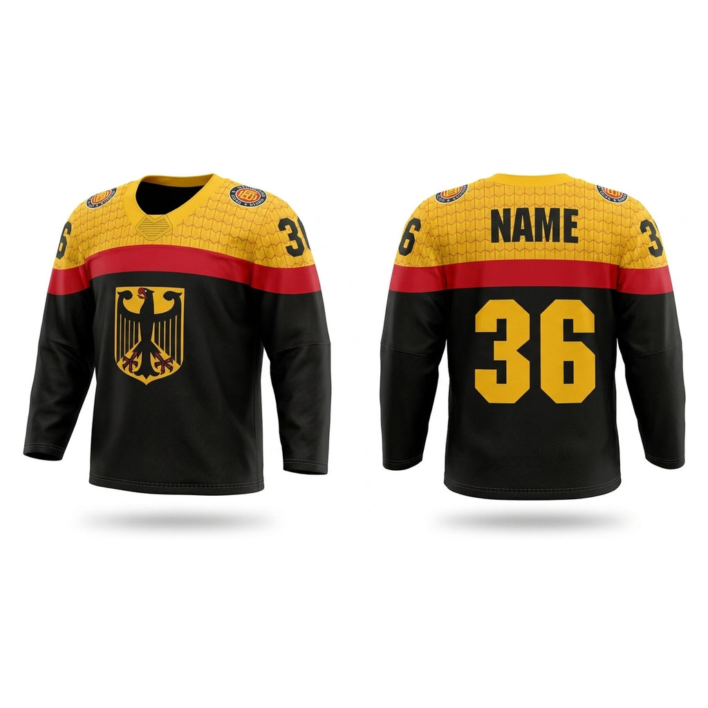 Germany hockey jersey black 2025