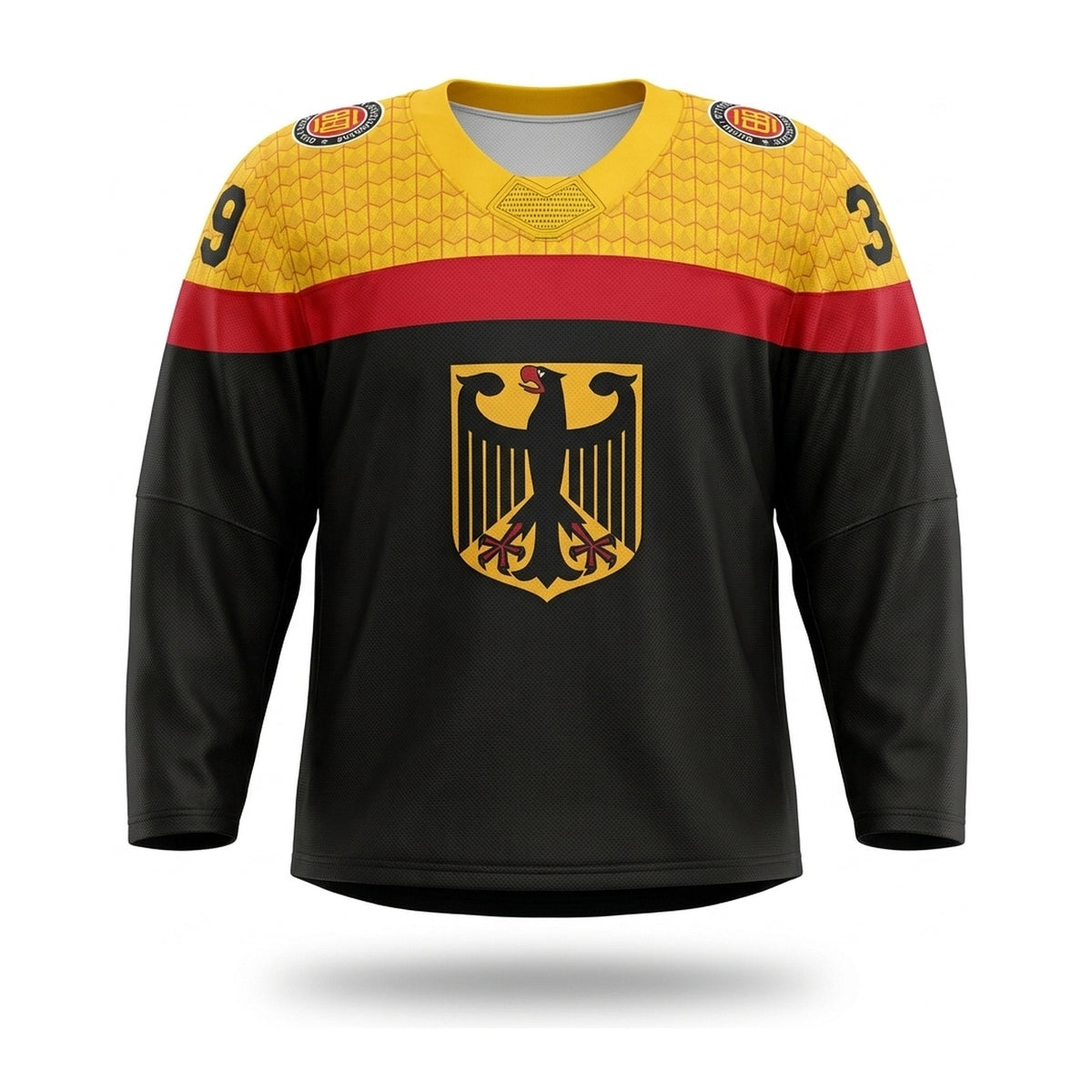 Germany hockey jersey black 2025