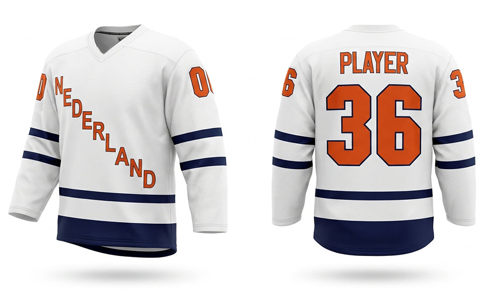 Netherland hockey jersey white 2024