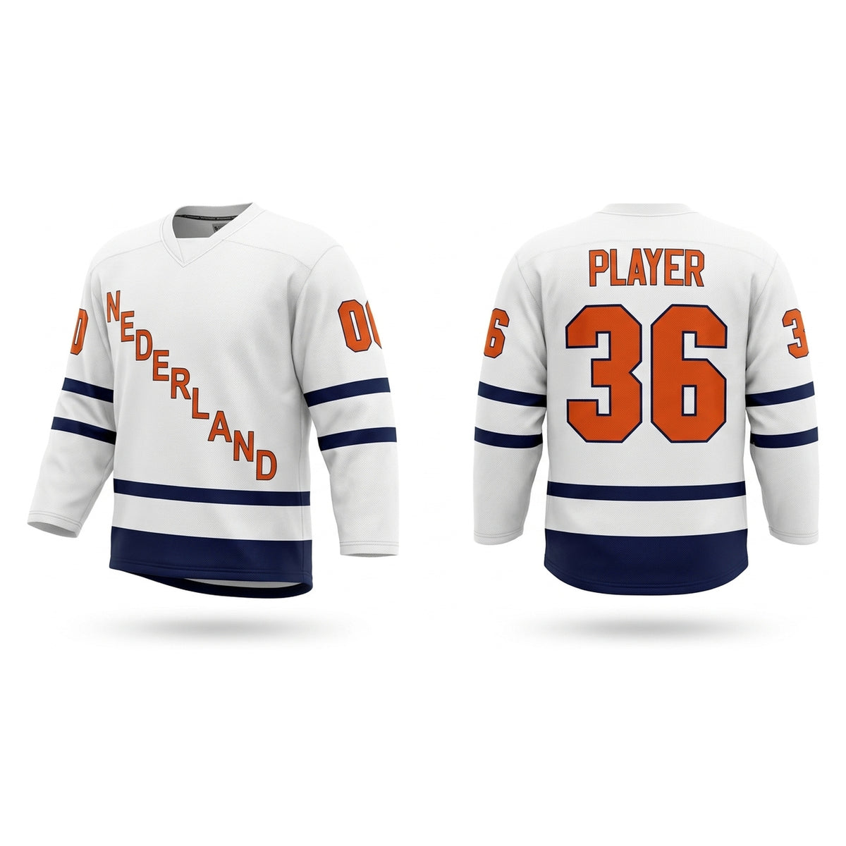 Netherland hockey jersey white 2024