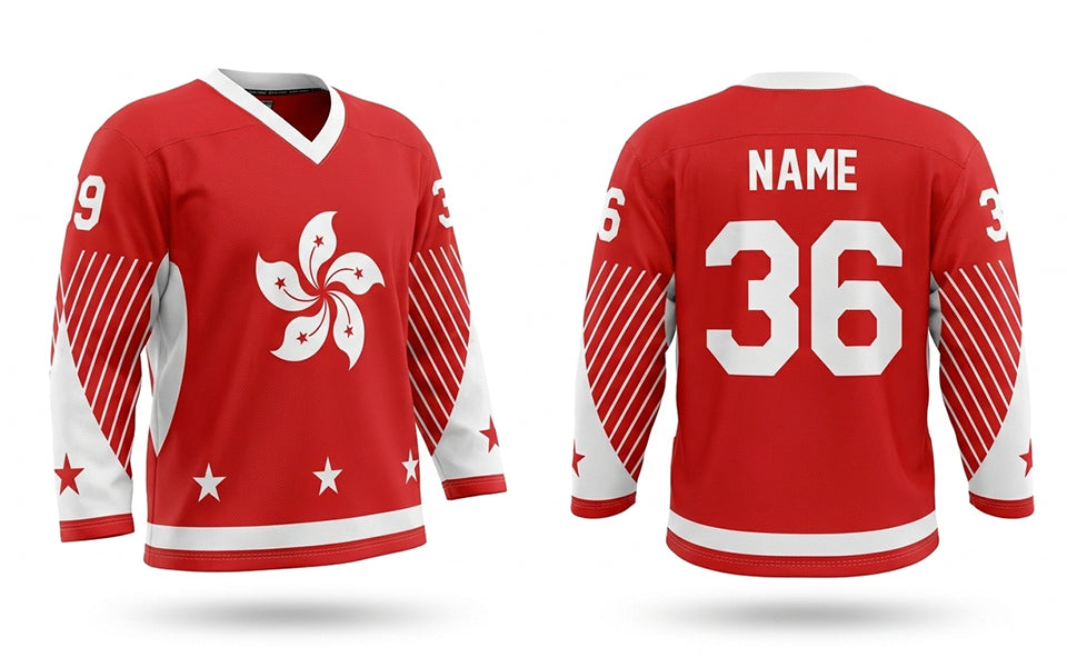 Hong Kong hockey jersey red