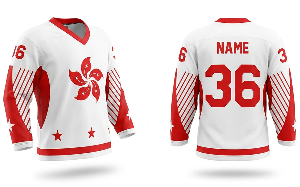 Hong Kong hockey jersey white