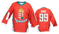 Hungary hockey jersey red