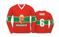 Hungary hockey jersey red 2017