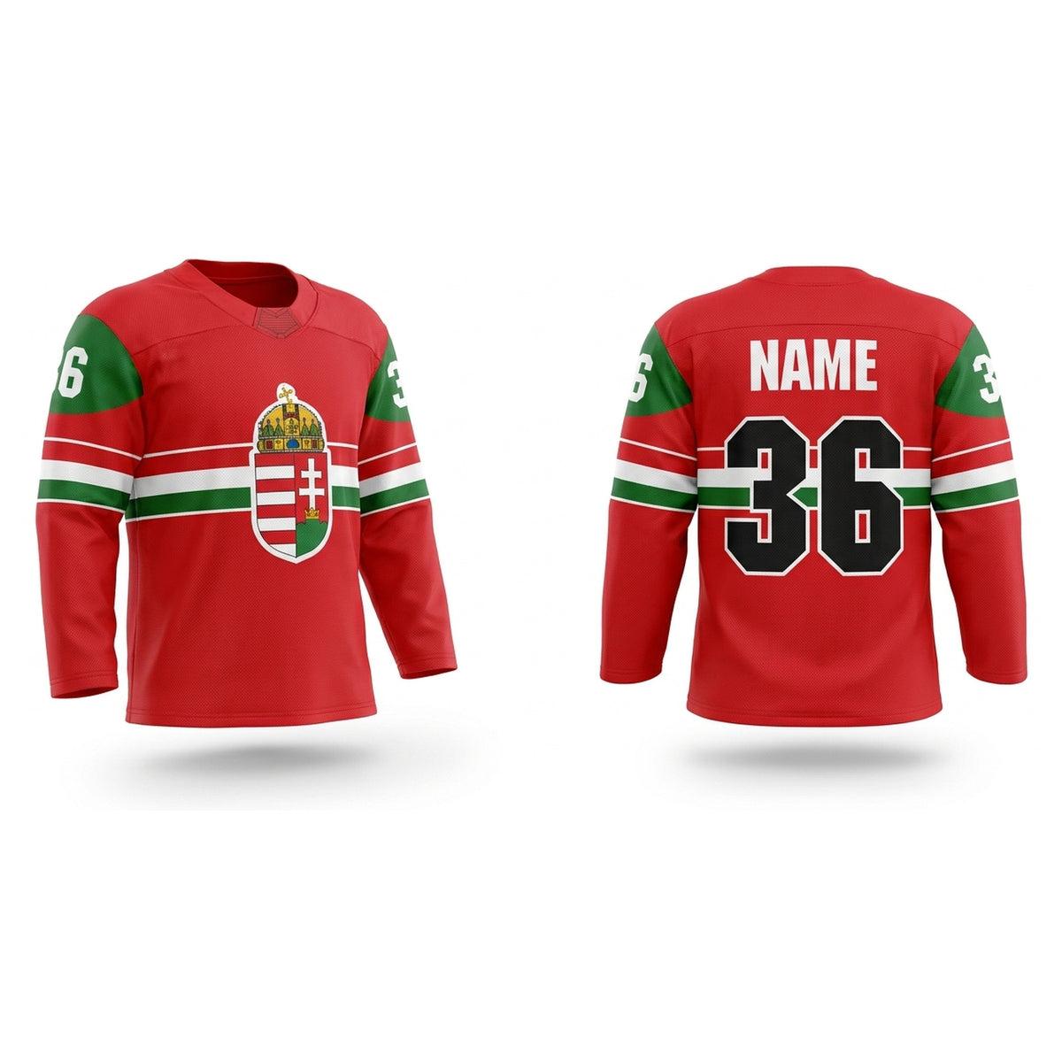 Hungary hockey jersey red 2025
