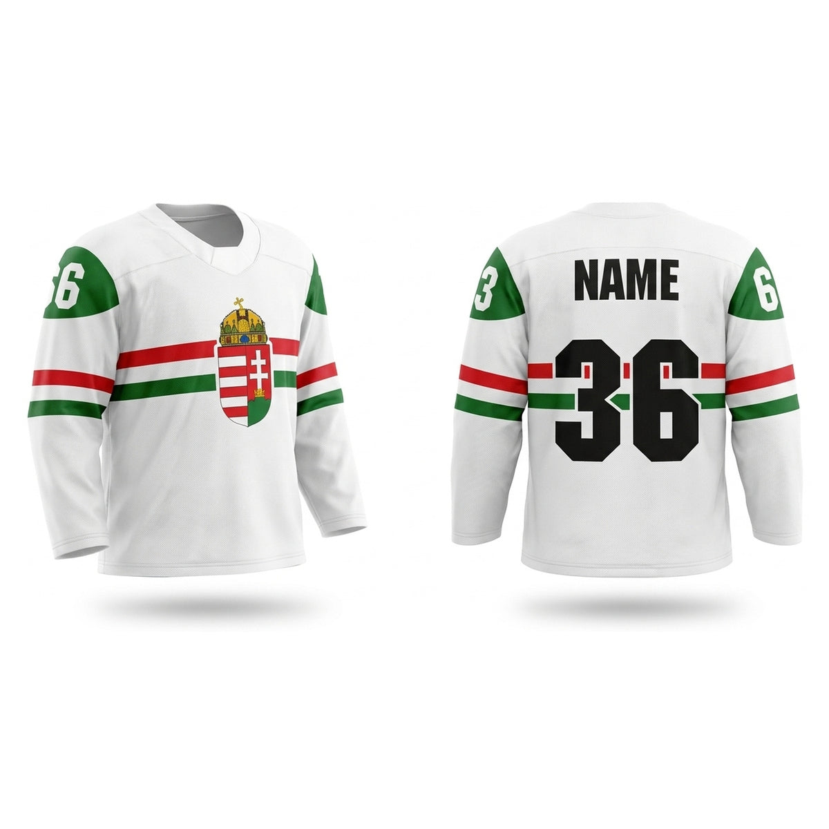 Hungary hockey jersey white 2025