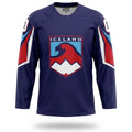 Iceland hockey jersey blue 2025