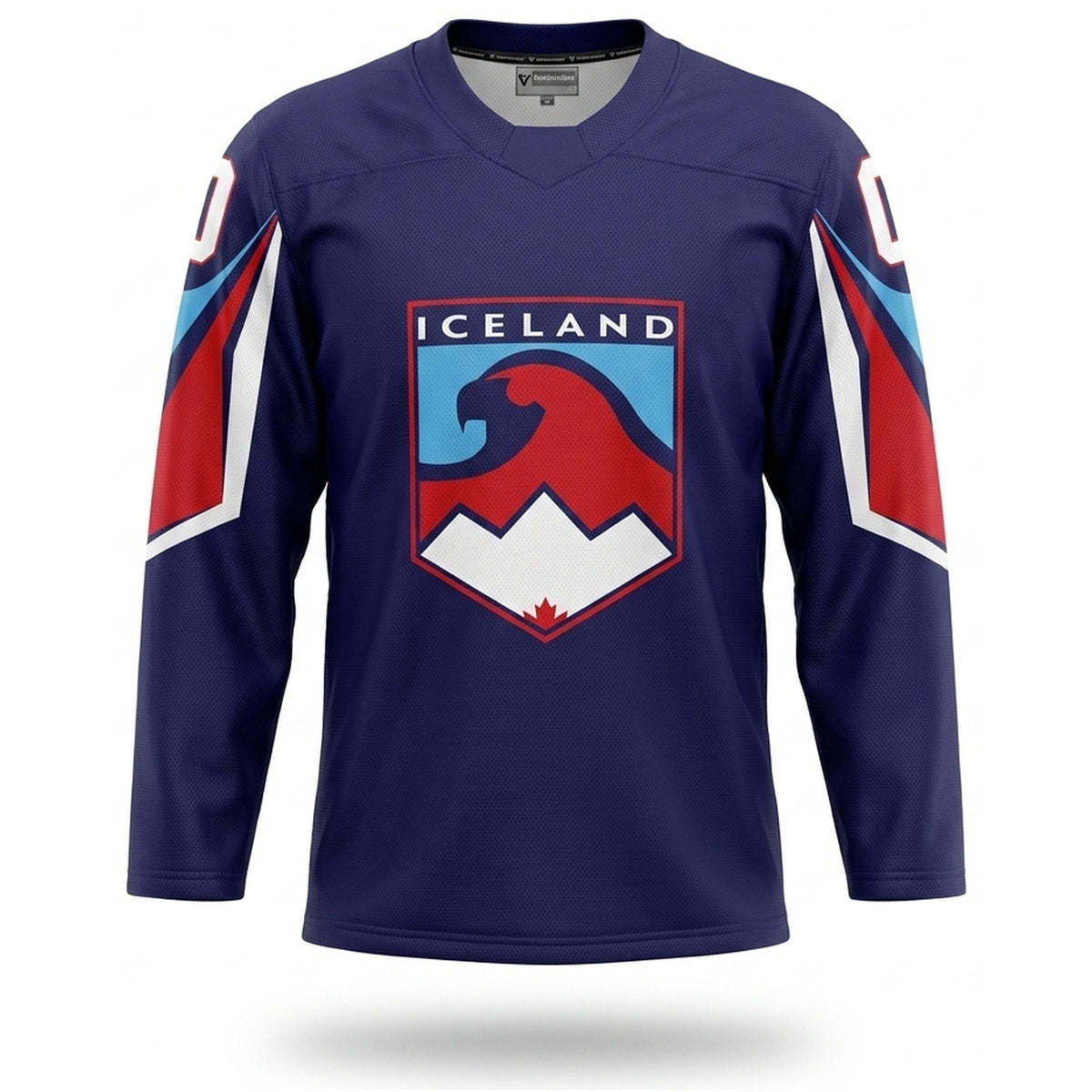 Iceland hockey jersey blue 2025