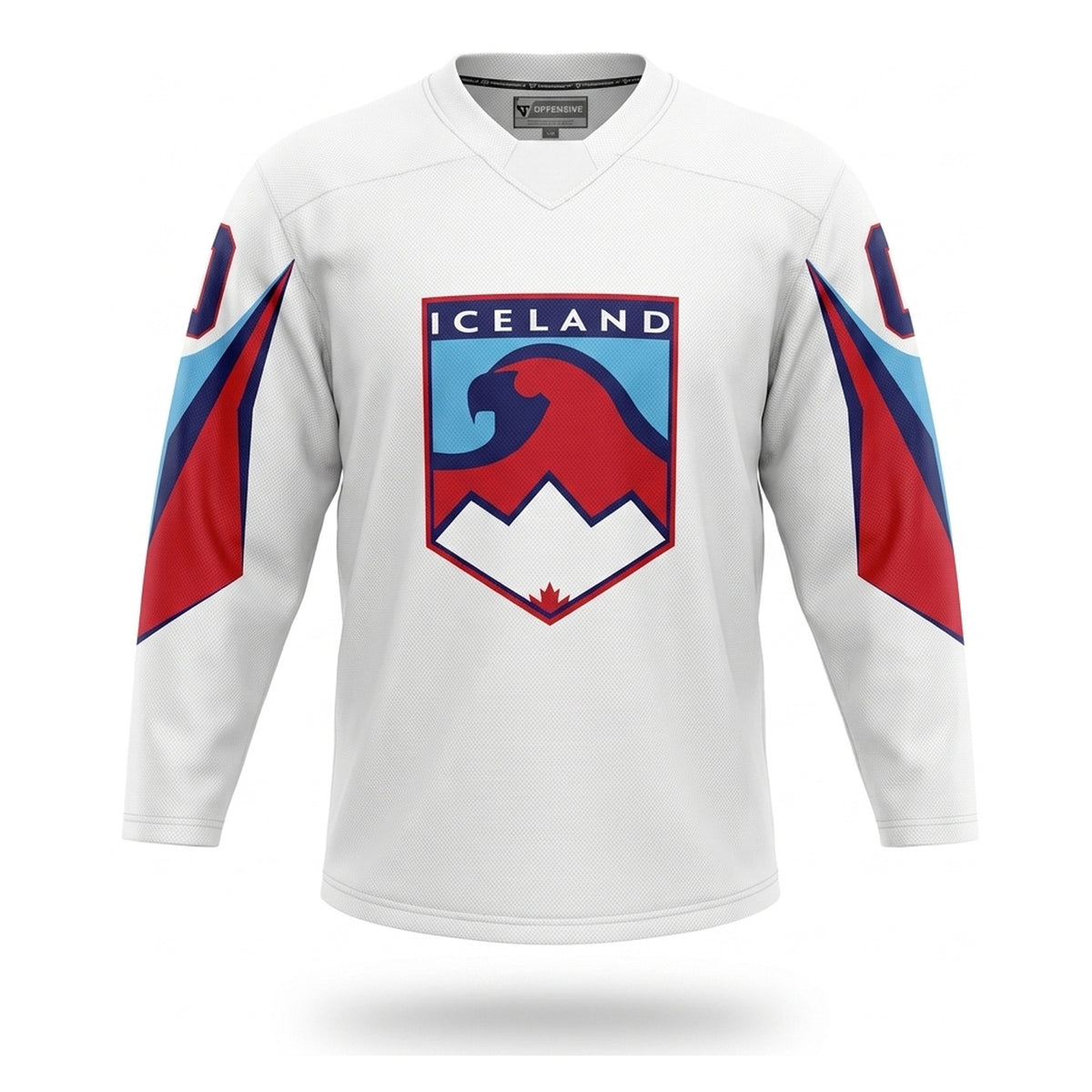 Iceland hockey jersey white 2025