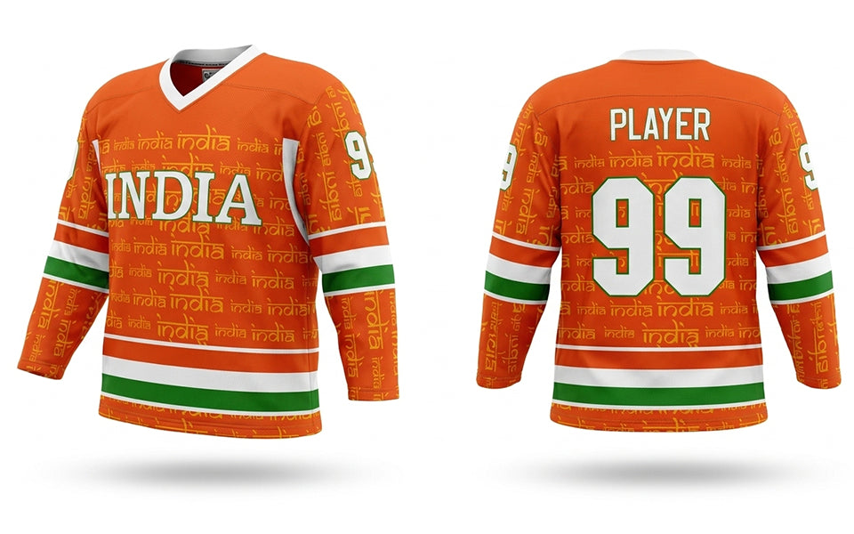 India hockey jersey orange