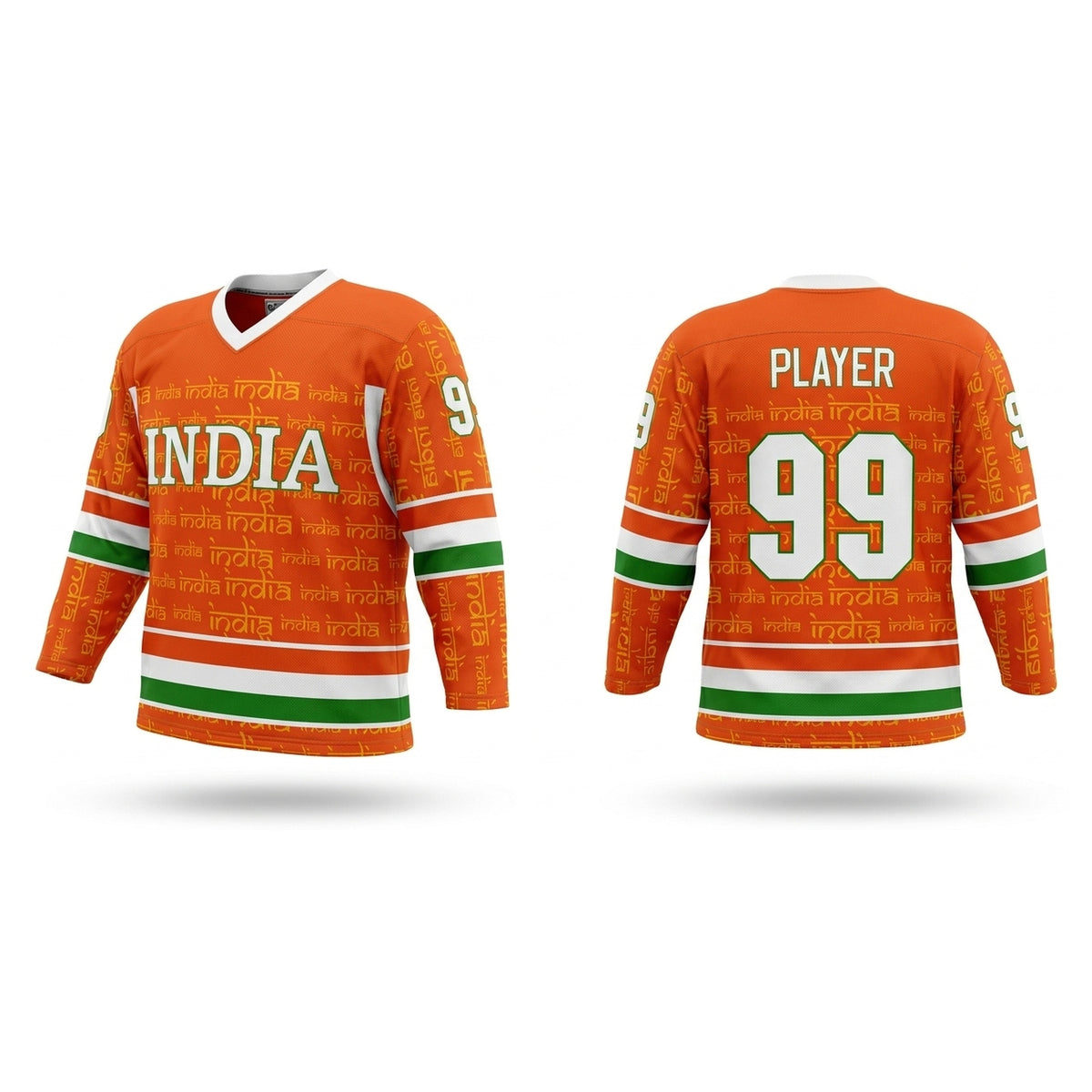 India hockey jersey orange