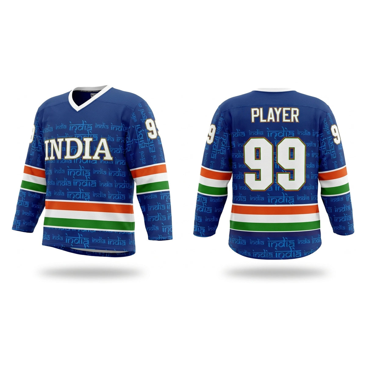 India hockey jersey blue