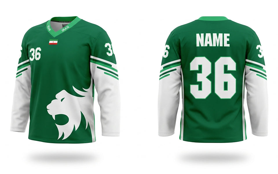 Iran ????? Hockey Jersey Green