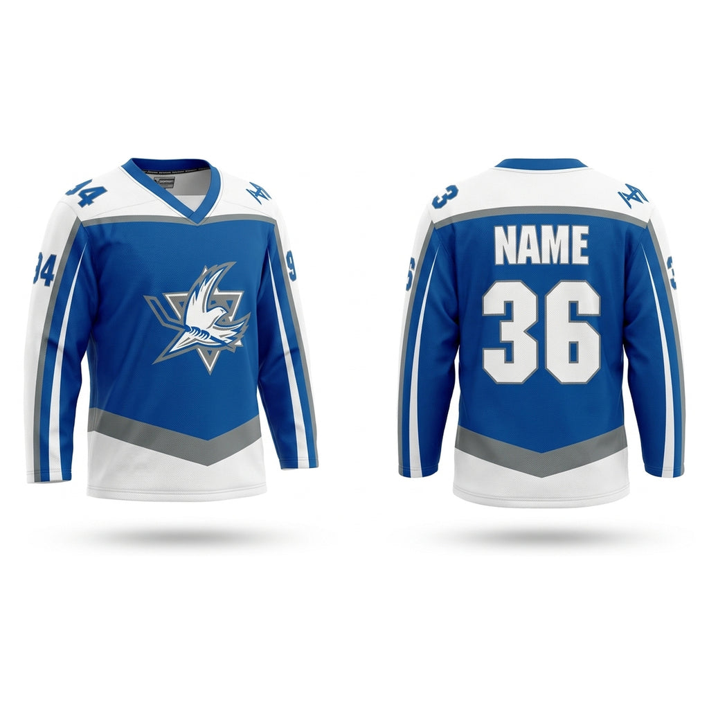 Israel hockey jersey blue