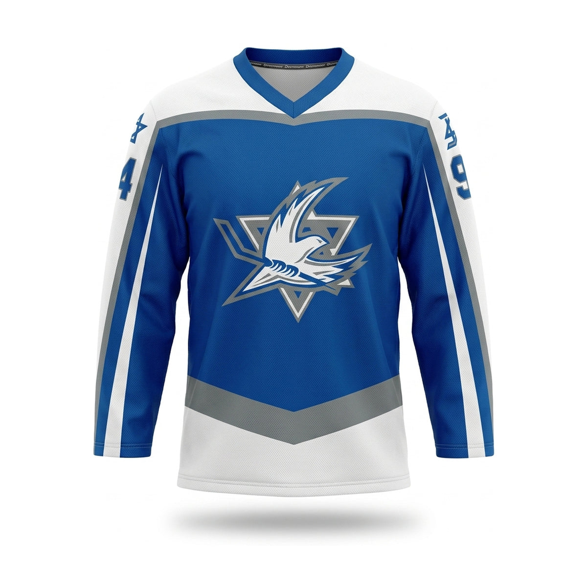 Israel hockey jersey blue
