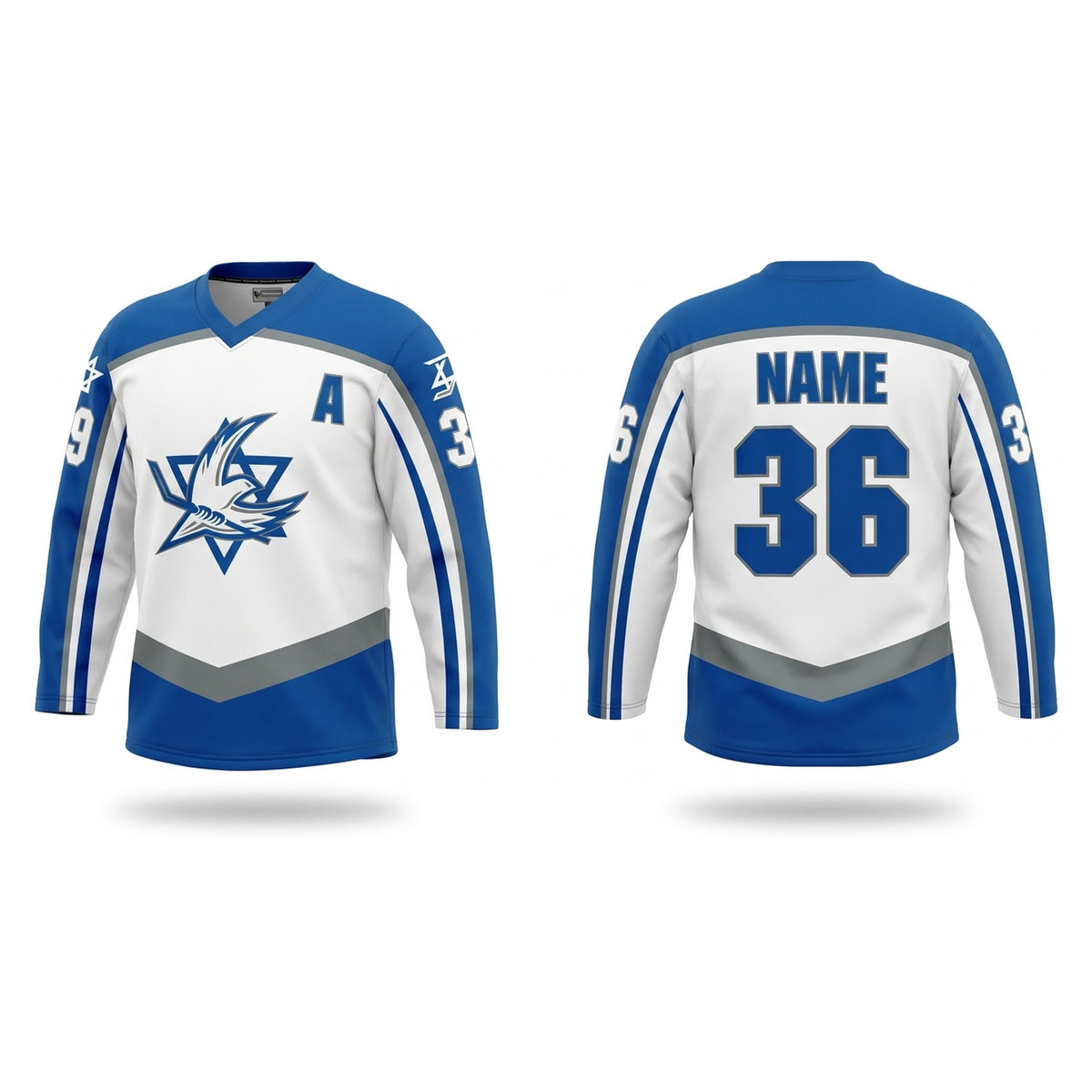 Israel hockey jersey white