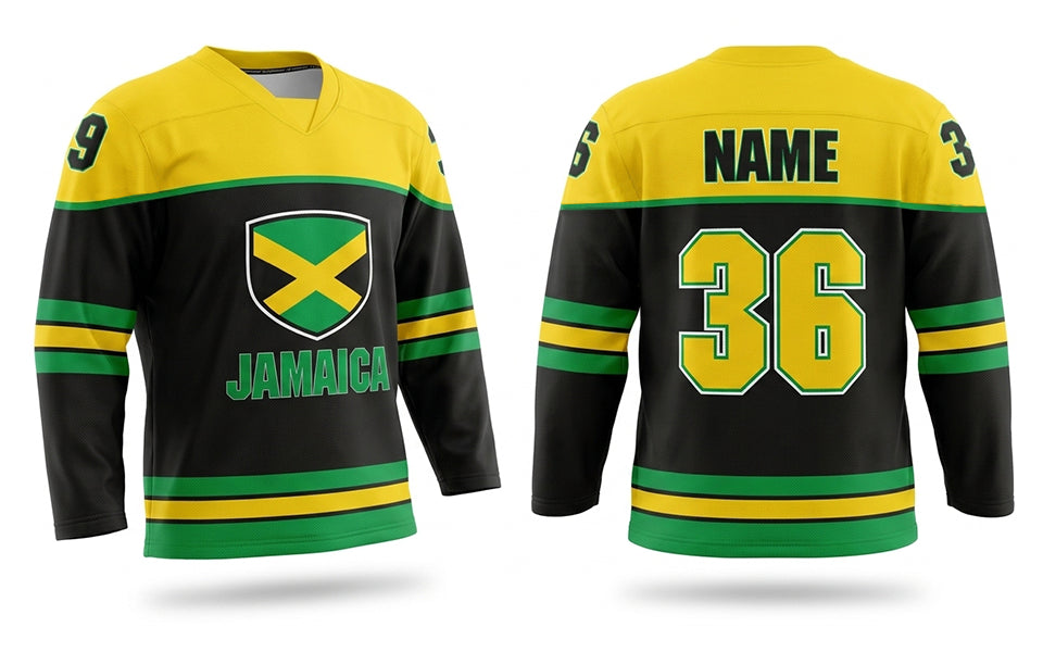 Jamaica hockey jersey Black
