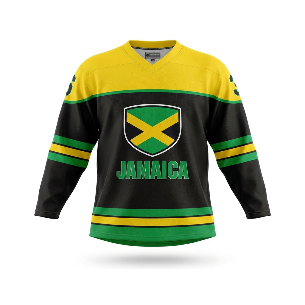 Jamaica hockey jersey Black