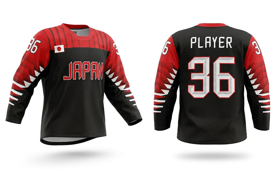 Japan hockey jersey black 2018