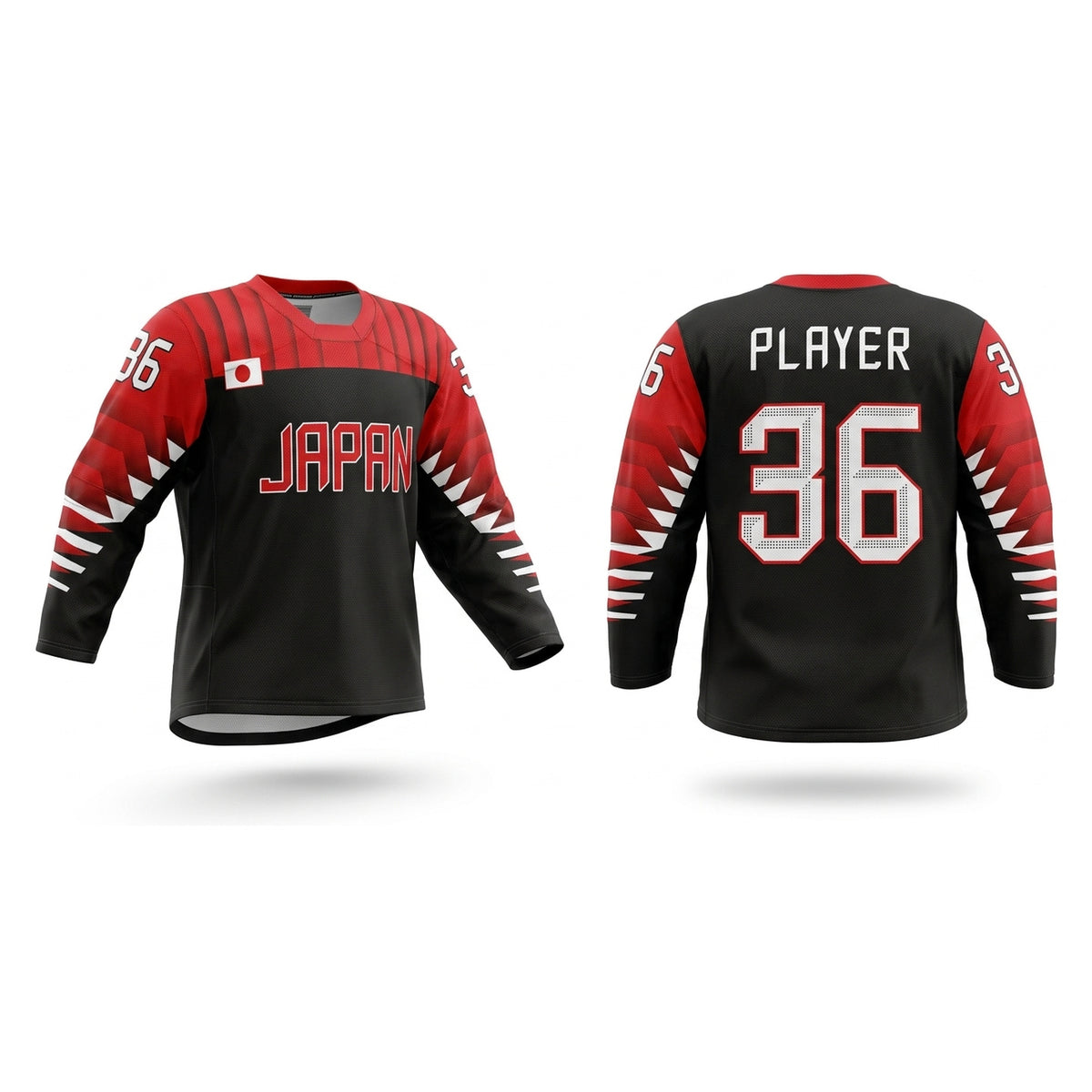 Japan hockey jersey black 2018