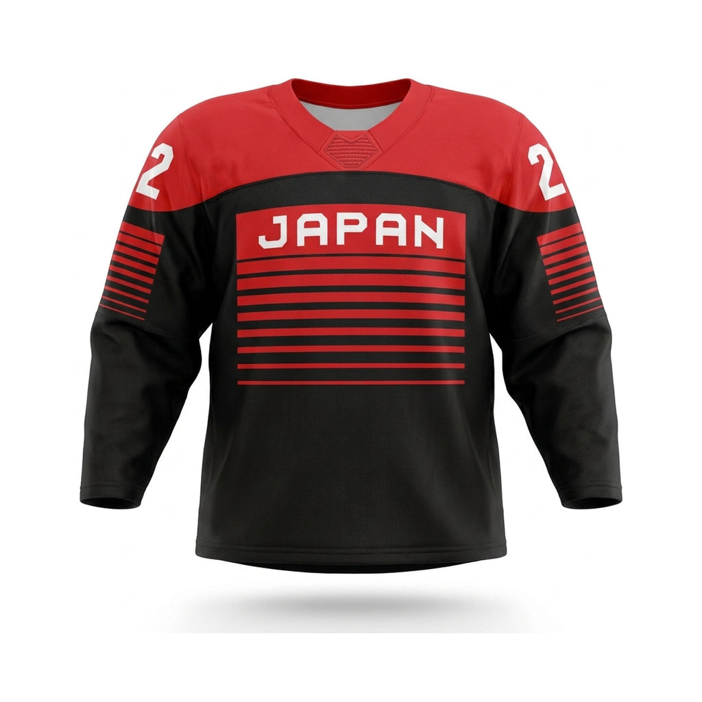 Japan hockey jersey black 2022