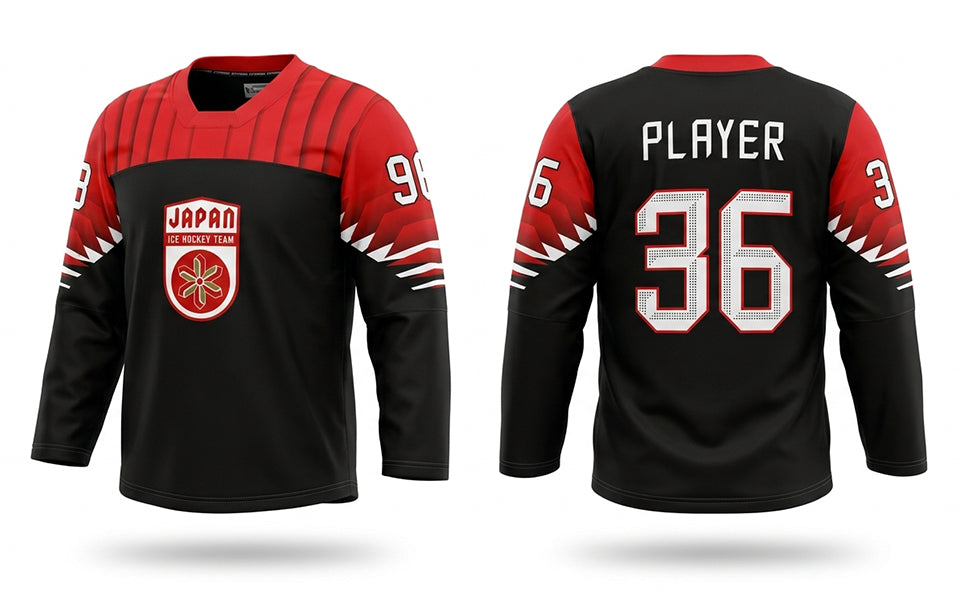 Japan hockey jersey black 2022_1