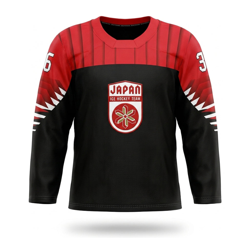 Japan hockey jersey black 2022 Alternative