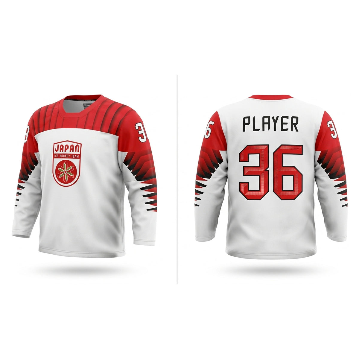 Japan hockey jersey white 2022_2