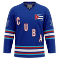 Cuba Hockey Jersey Blue