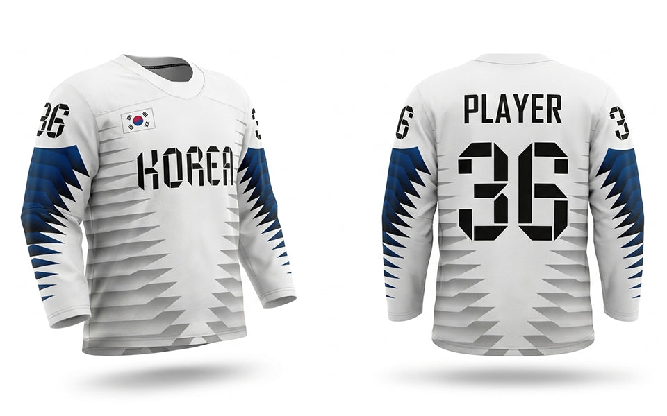 Korea hockey jersey white 2018