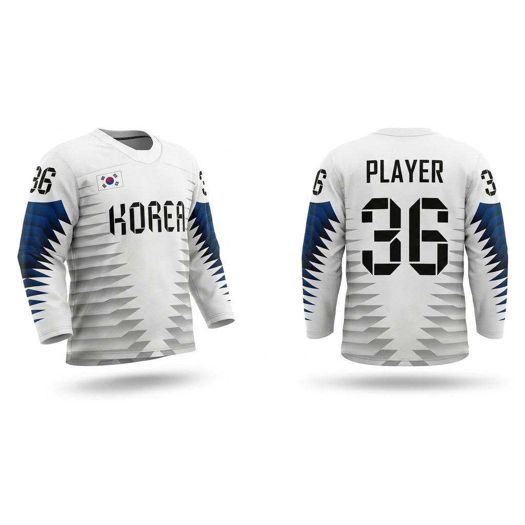 Korea hockey jersey white 2018