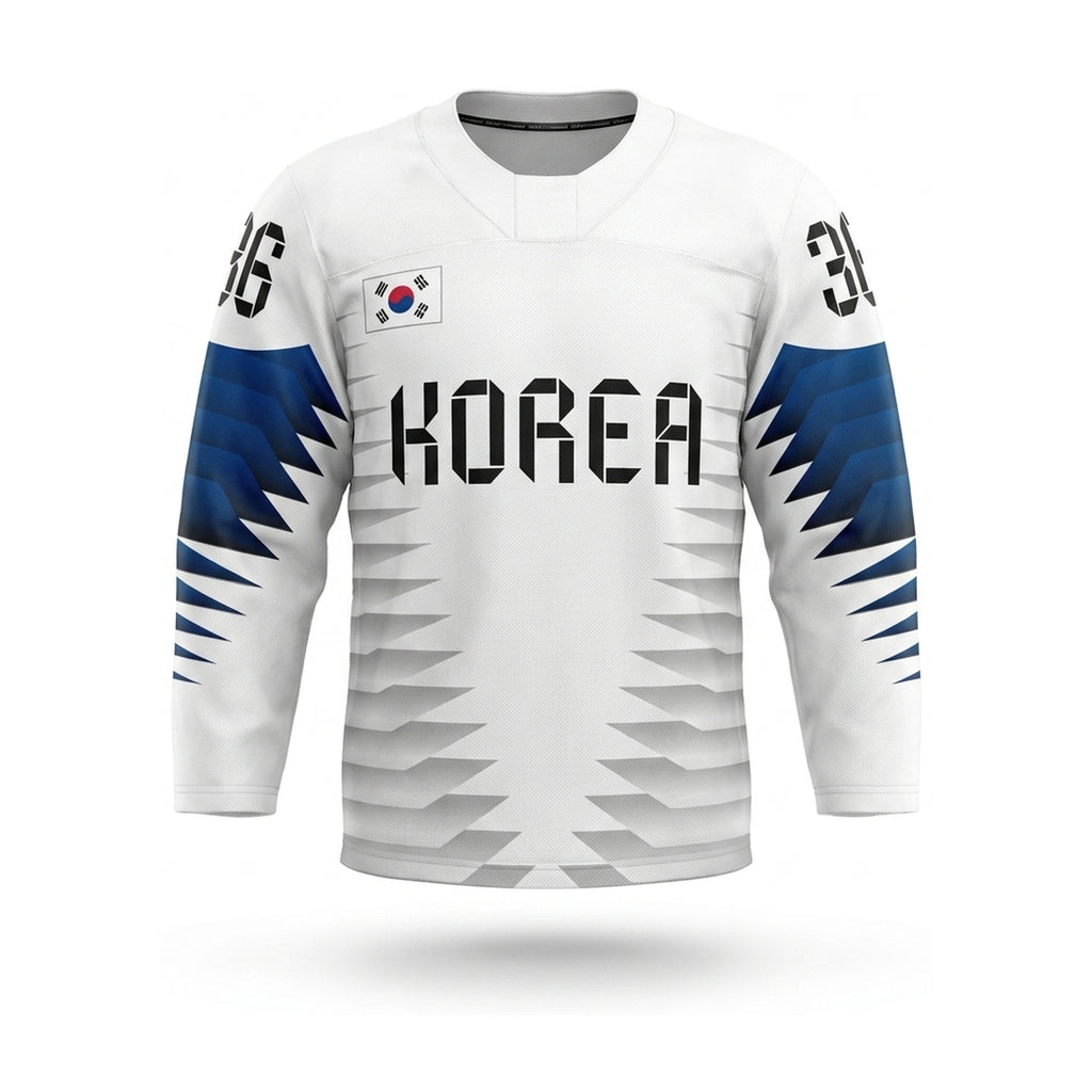 Korea hockey jersey white 2018
