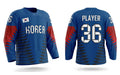 Korea hockey jersey blue 2018