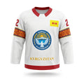 Kyrgyzstan hockey jersey white