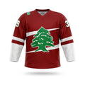 Lebanon ????? hockey jersey red