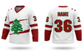 Lebanon ????? hockey jersey white