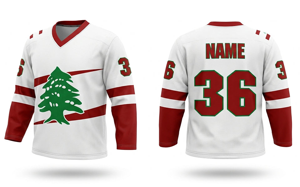 Lebanon ????? hockey jersey white