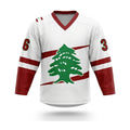 Lebanon ????? hockey jersey white