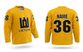 Lithuania hockey jersey yellow