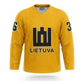 Lithuania hockey jersey yellow