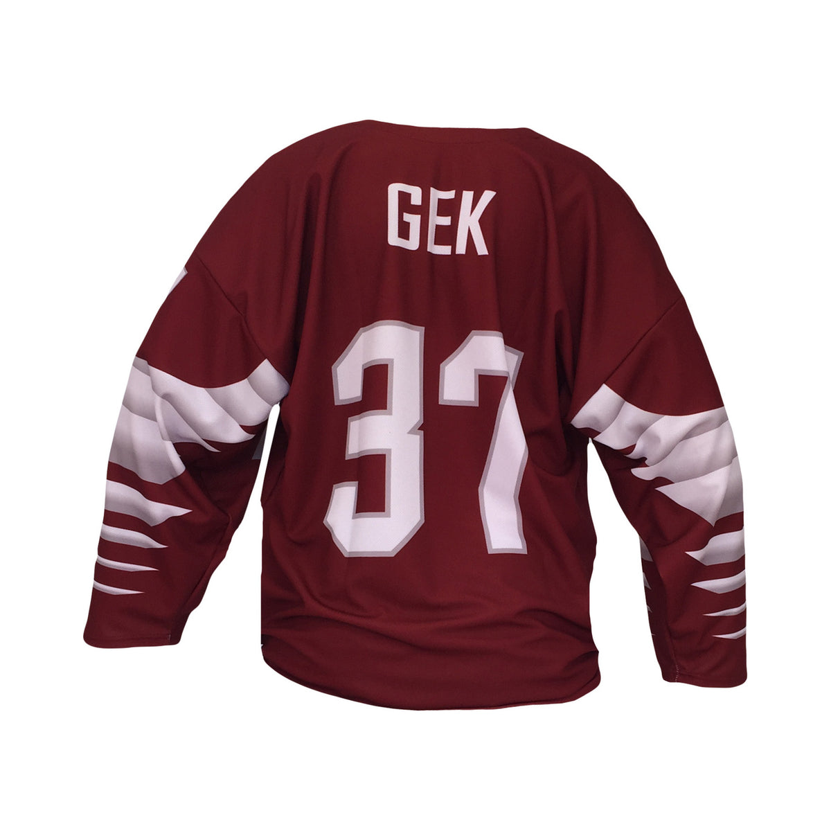 Latvia hockey jersey dark design 2019