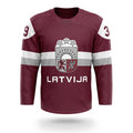 Latvia Hockey Jersey Dark 2025